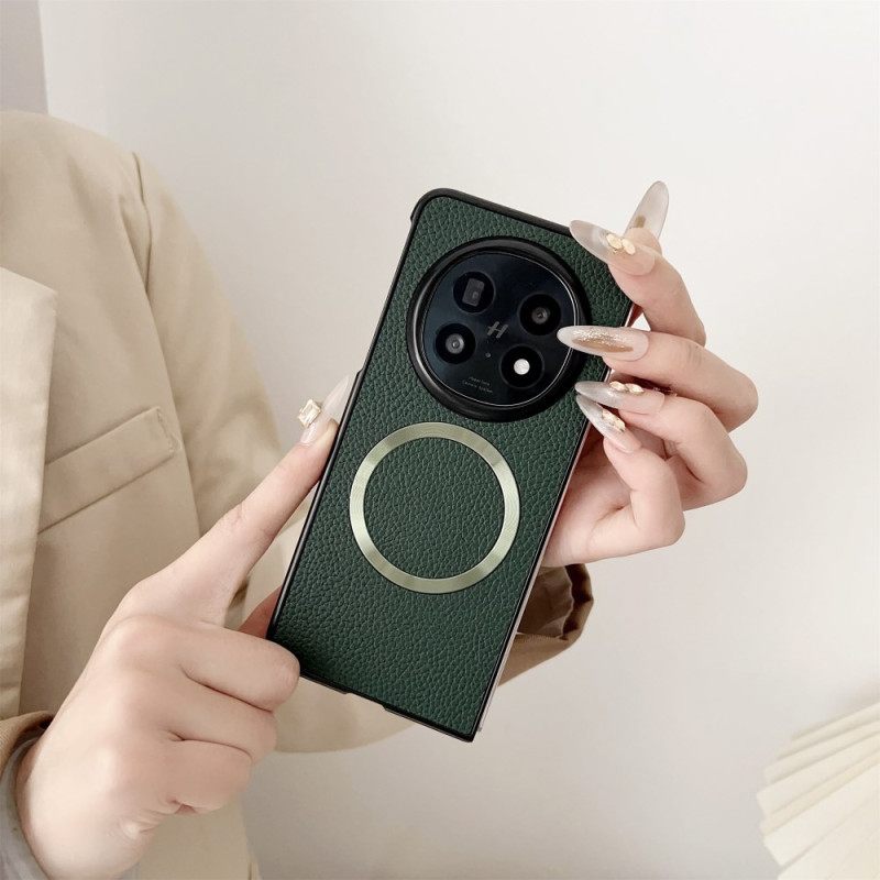 Κάλυμμα Oppo Find N5 Τεχνητό Δέρμα Συμβατό Με Magsafe