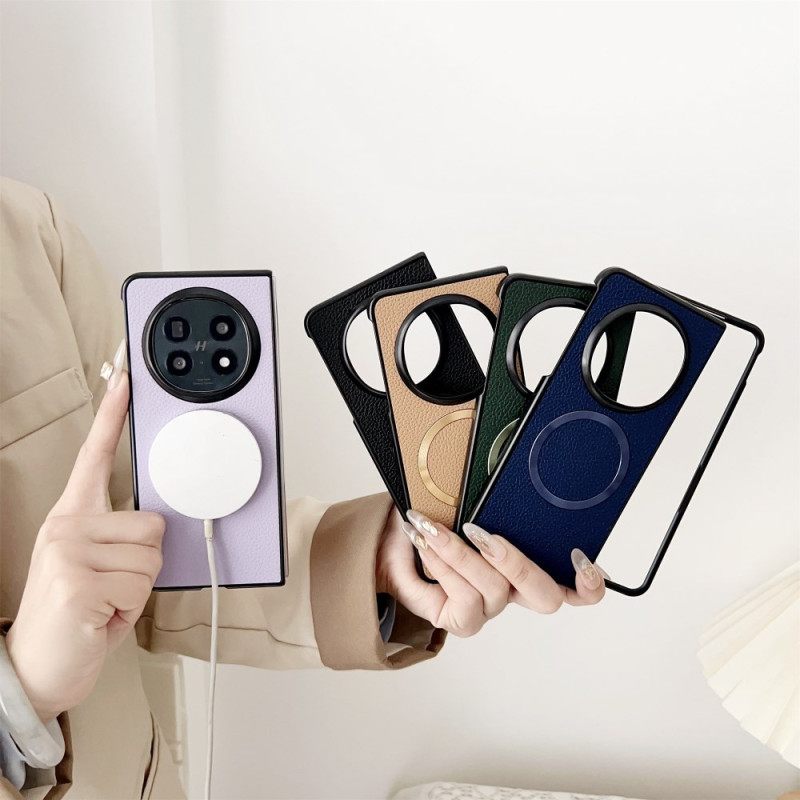 Κάλυμμα Oppo Find N5 Τεχνητό Δέρμα Συμβατό Με Magsafe