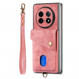 Κάλυμμα Oppo Find N5 Θήκη Καρτών Και Βάση Σιλικόνης