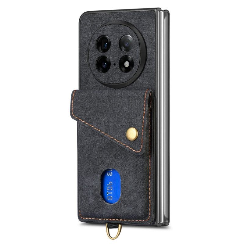 Κάλυμμα Oppo Find N5 Θήκη Καρτών Και Βάση Σιλικόνης