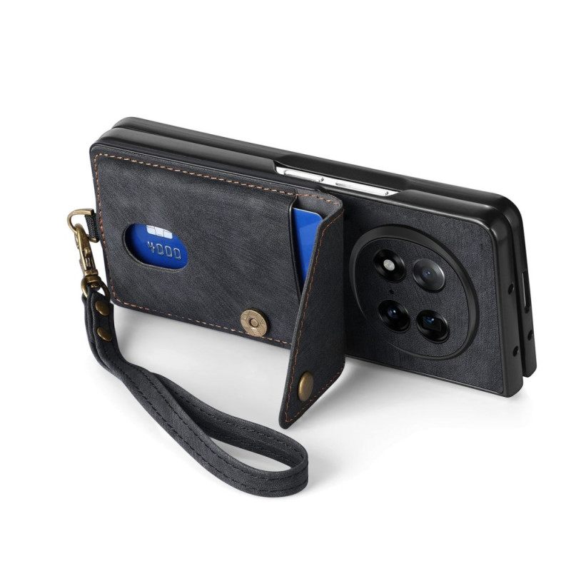 Κάλυμμα Oppo Find N5 Θήκη Καρτών Και Βάση Σιλικόνης