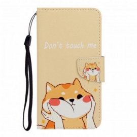 Κάλυμμα Xiaomi Mi Note 10 / 10 Pro με κορδονι Μην Με Αγγίζεις Strappy Cat