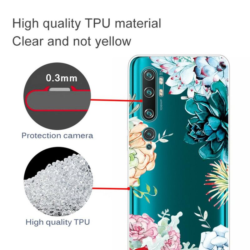 θηκη κινητου Xiaomi Mi Note 10 / 10 Pro Λουλούδια Ακουαρέλας Χωρίς Ραφή