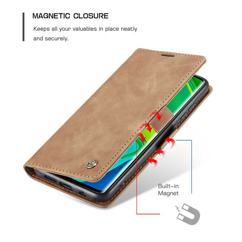 θηκη κινητου Xiaomi Mi Note 10 / 10 Pro Θήκη Flip Caseme Faux Leather