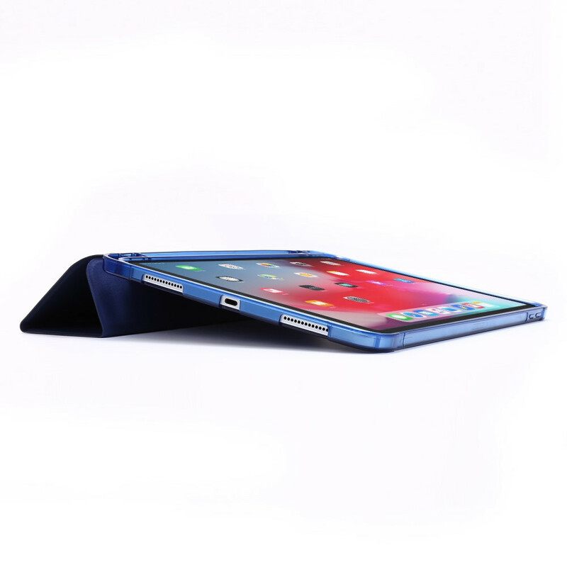 θηκη κινητου iPad Pro 12.9" (2021) (2020) (2018) Μολυβοθήκη Από Ψεύτικο Δέρμα
