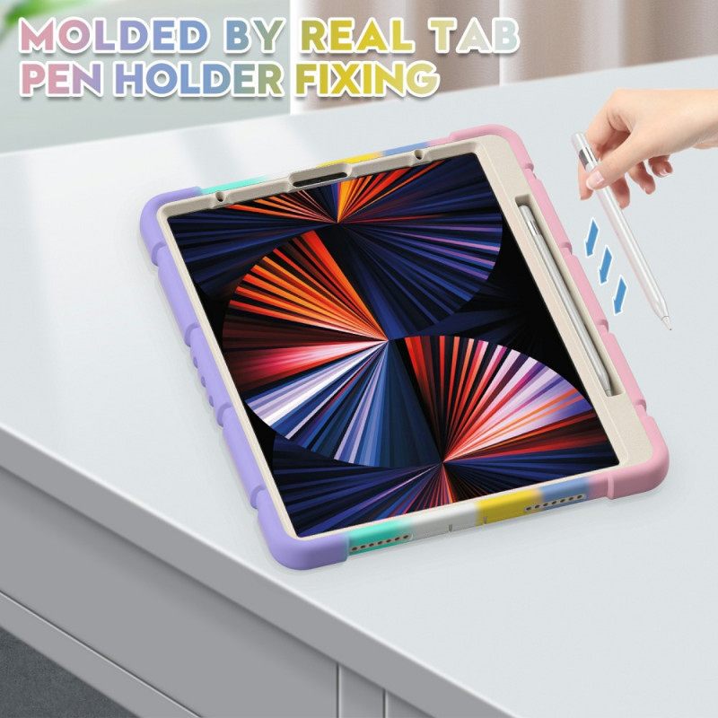 θηκη κινητου iPad Pro 12.9" (2021) (2020) (2018) προστασίας Τριπλή Προστασία Με Χρώμα Υποστήριξης