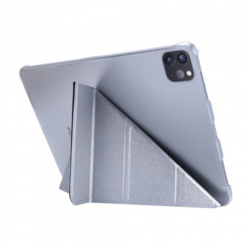 θηκη κινητου iPad Pro 12.9" (2021) (2020) (2018) Συνεργό Δέρμα Με Υφή Μεταξιού