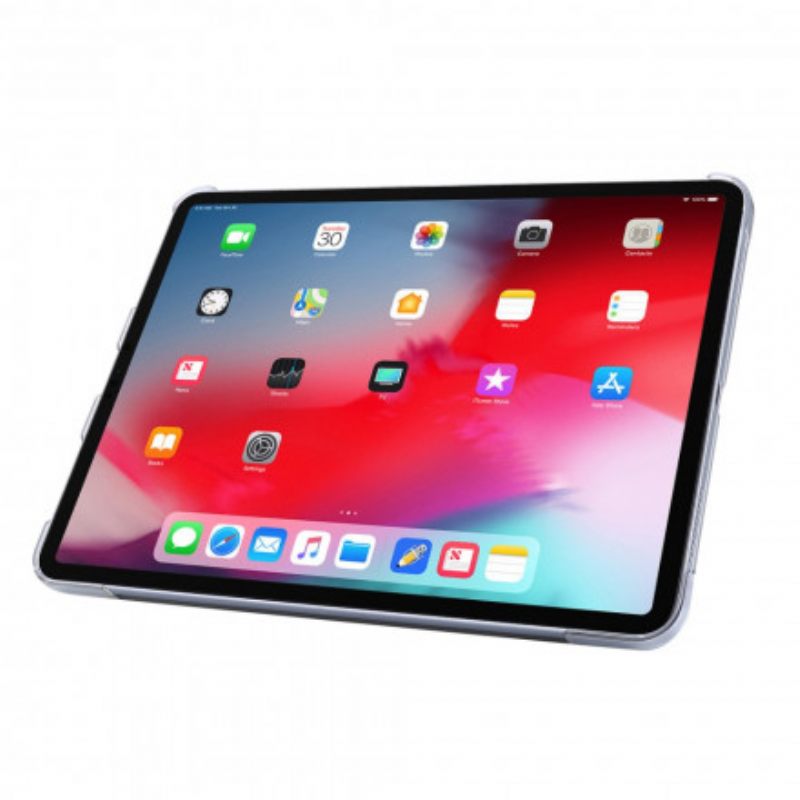 θηκη κινητου iPad Pro 12.9" (2021) (2020) (2018) Συνεργό Δέρμα Με Υφή Μεταξιού