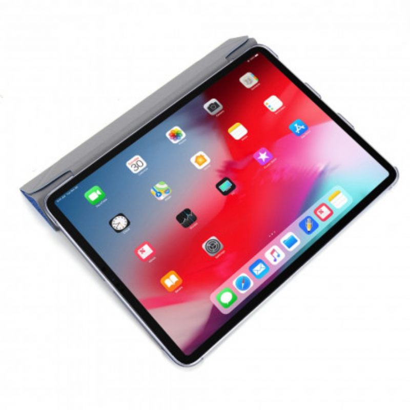 θηκη κινητου iPad Pro 12.9" (2021) (2020) (2018) Συνεργό Δέρμα Με Υφή Μεταξιού