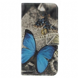 Κάλυμμα Samsung Galaxy J6 Μπλε Πεταλούδα