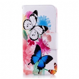 Κάλυμμα Samsung Galaxy J6 Ζωγραφισμένες Πεταλούδες Και Λουλούδια