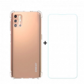 Θήκη Moto G9 Plus Combo Και Enkay Tempered Glass