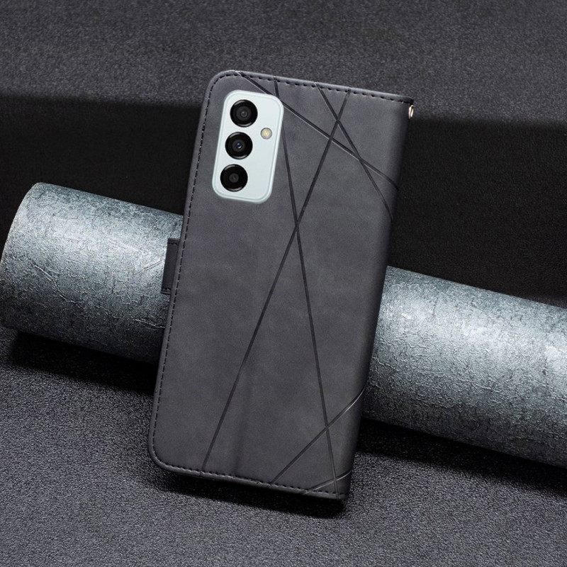 δερματινη θηκη Samsung Galaxy M23 5G Χρωματικά Τρίγωνα Binfen