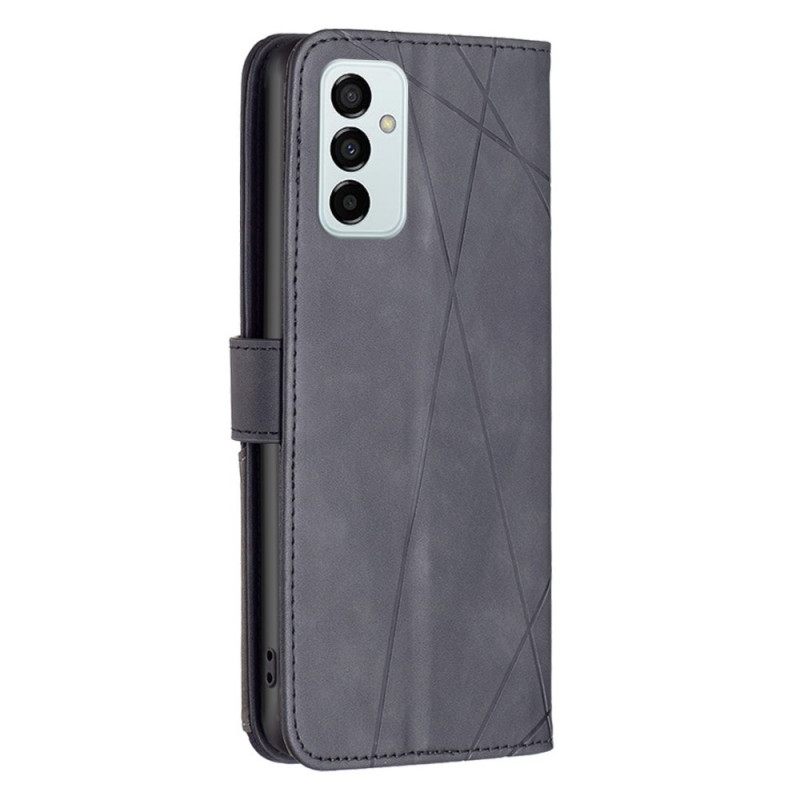 δερματινη θηκη Samsung Galaxy M23 5G Χρωματικά Τρίγωνα Binfen