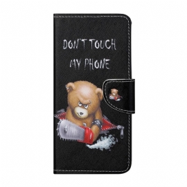 Κάλυμμα Samsung Galaxy M23 5G Αρκούδα Μην Αγγίζεις Το Τηλέφωνό Μου