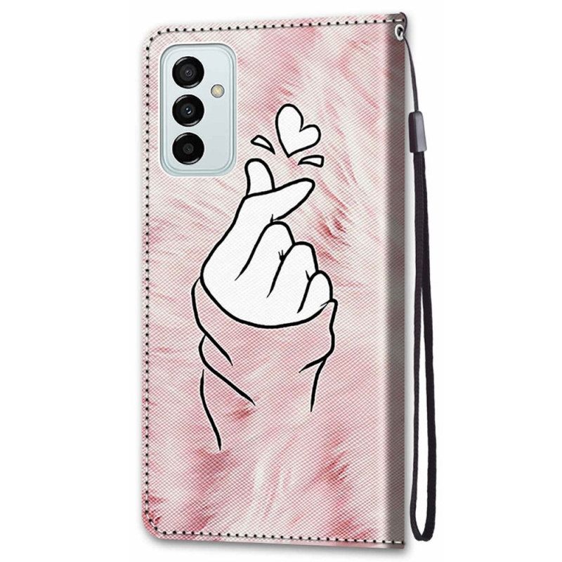 Κάλυμμα Samsung Galaxy M23 5G Δάχτυλο Καρδιά