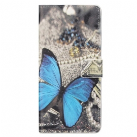 Κάλυμμα Samsung Galaxy M23 5G Μπλε Πεταλούδα
