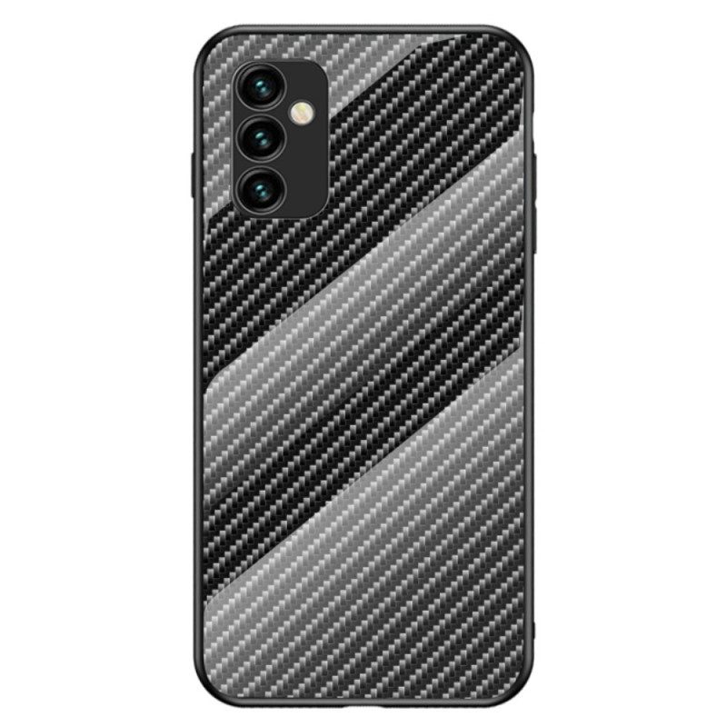 θηκη κινητου Samsung Galaxy M23 5G Ανθρακούχο Σκληρυμένο Γυαλί