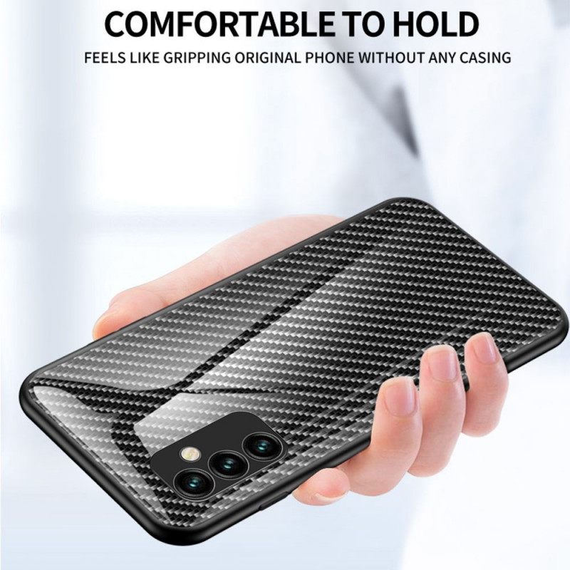 θηκη κινητου Samsung Galaxy M23 5G Ανθρακούχο Σκληρυμένο Γυαλί