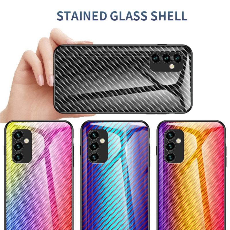 θηκη κινητου Samsung Galaxy M23 5G Ανθρακούχο Σκληρυμένο Γυαλί