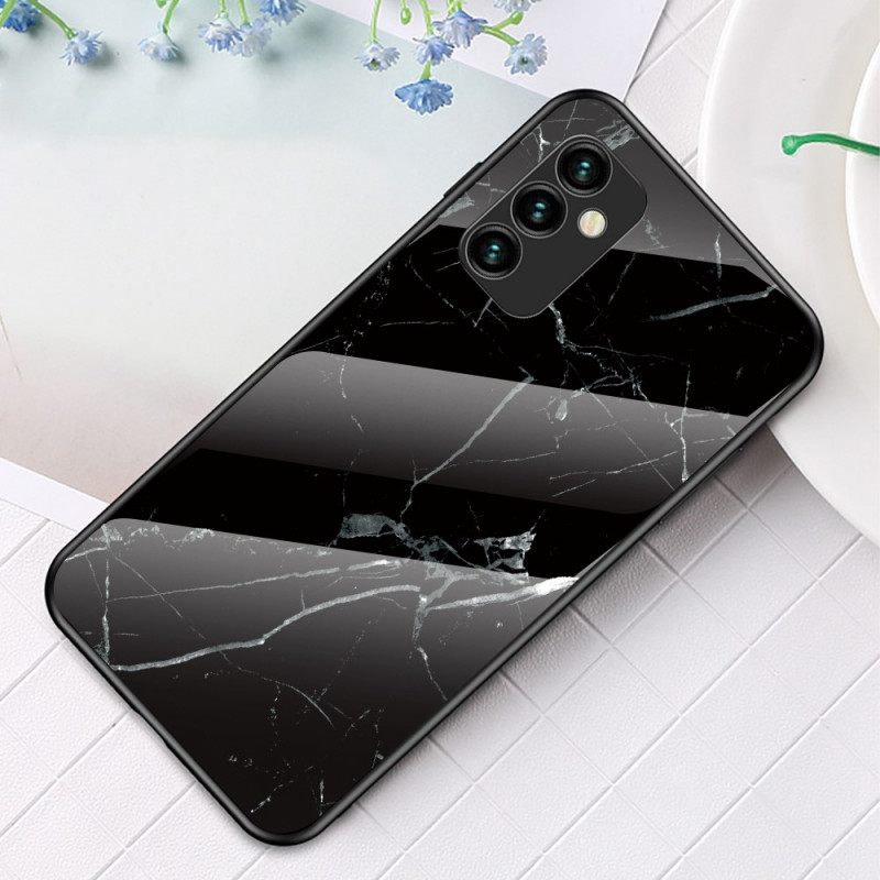 Θήκη Samsung Galaxy M23 5G Γυαλί Με Μαρμάρινα Χρώματα