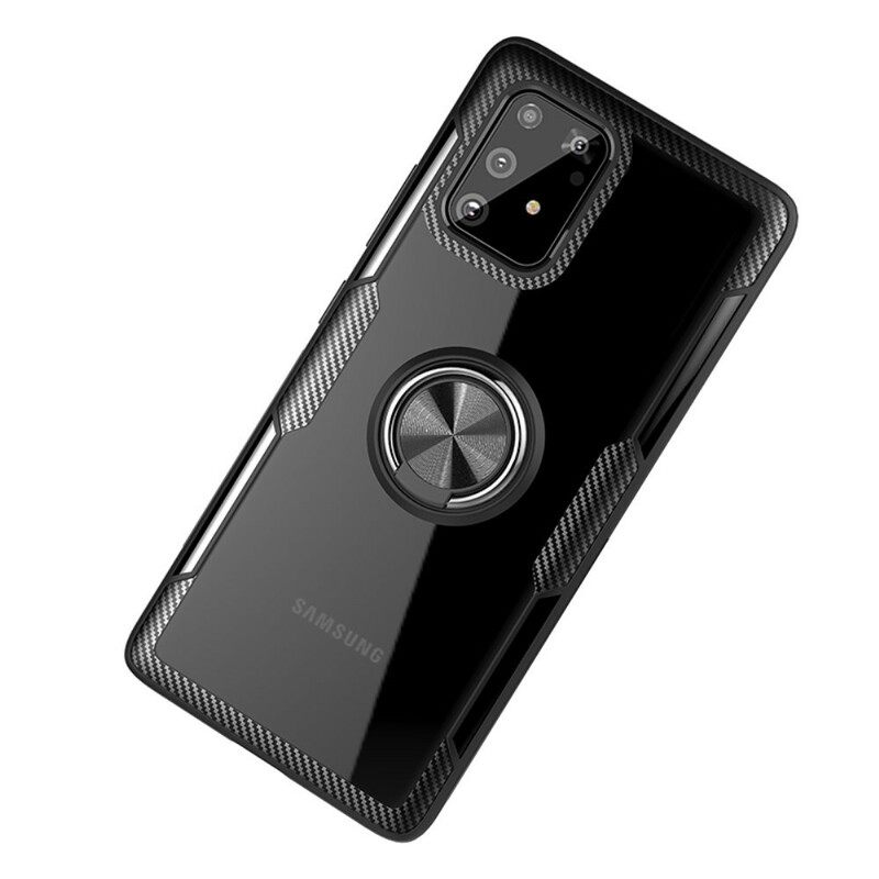 θηκη κινητου Samsung Galaxy S10 Lite Μεταλλικός Δακτύλιος Από Ανθρακονήματα