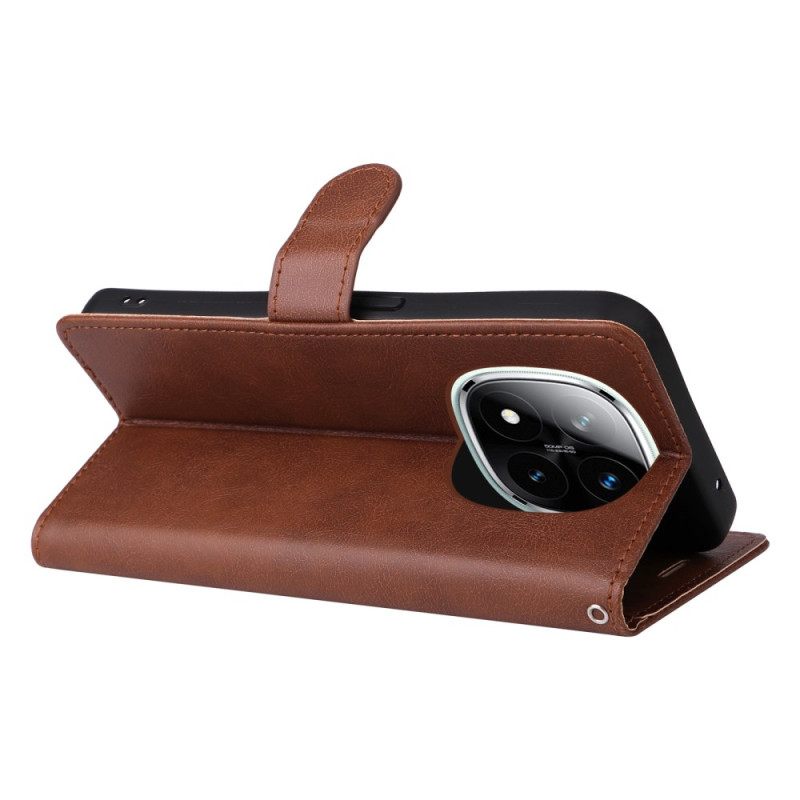 Δερματινη Θηκη Xiaomi Redmi Note 14 Pro Plus 5g Απλό Τεχνητό Δέρμα