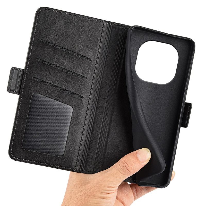 Δερματινη Θηκη Xiaomi Redmi Note 14 Pro Plus 5g Διπλό Κούμπωμα