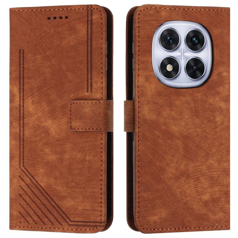 Δερματινη Θηκη Xiaomi Redmi Note 14 Pro Plus 5g Γραμμές Σχεδιασμού