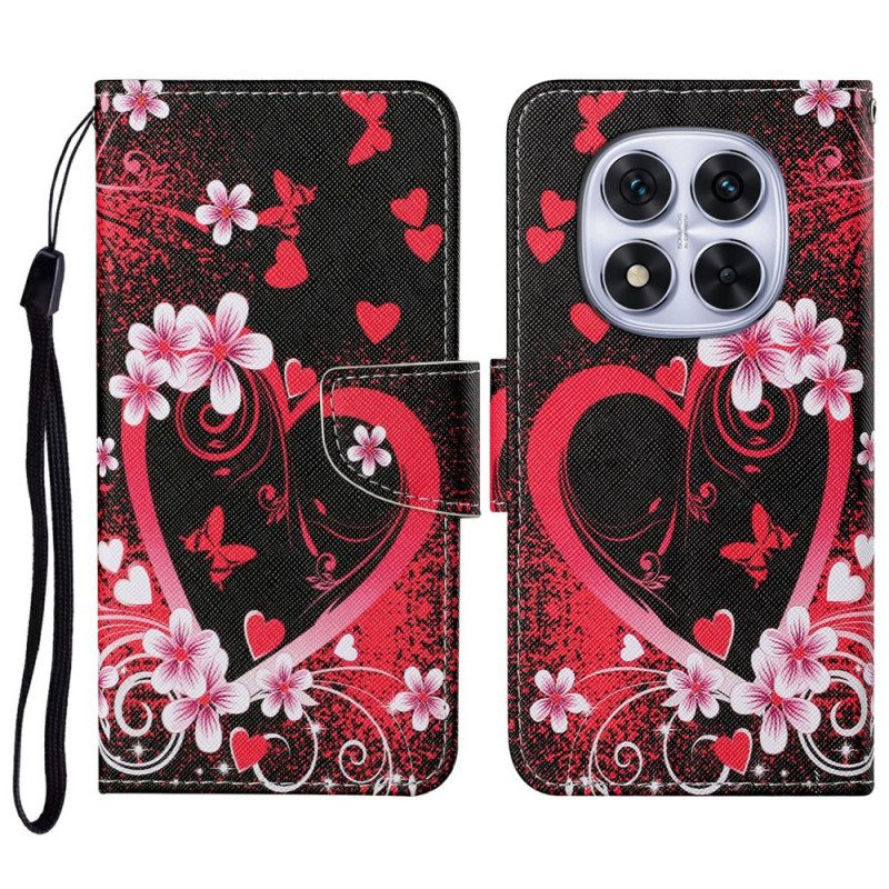 Δερματινη Θηκη Xiaomi Redmi Note 14 Pro Plus 5g Κόκκινη Καρδιά