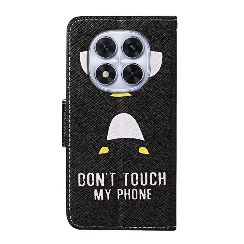 Δερματινη Θηκη Xiaomi Redmi Note 14 Pro Plus 5g Μοτίβο Πιγκουίνου Σιλικόνης