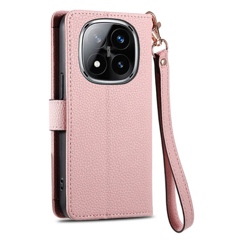 Δερματινη Θηκη Xiaomi Redmi Note 14 Pro Plus 5g Τσέπη Με Επένδυση Και Προστασία Rfid