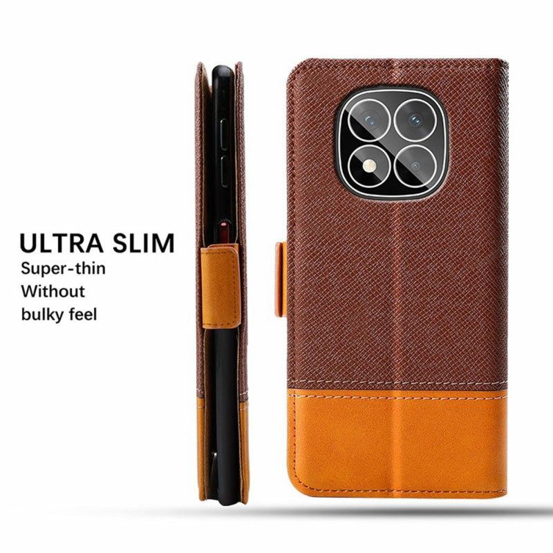 Δερματινη Θηκη Xiaomi Redmi Note 14 Pro Plus 5g Υφή Διπλής Χρήσης