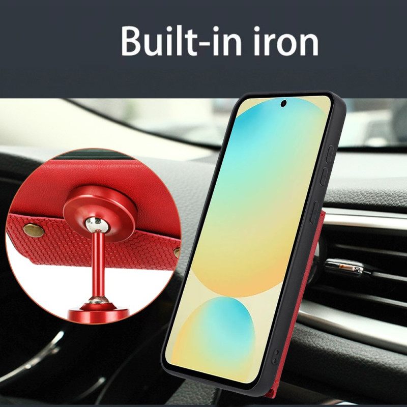 Κάλυμμα Xiaomi Redmi Note 14 Pro Plus 5g Δερμάτινη Θήκη Καρτών Και Βάση Σιλικόνης