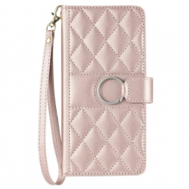 Θηκη Κινητου Xiaomi Redmi Note 14 Pro Plus 5g Καπιτονέ Με Λουρί Και Λουρί Ώμου