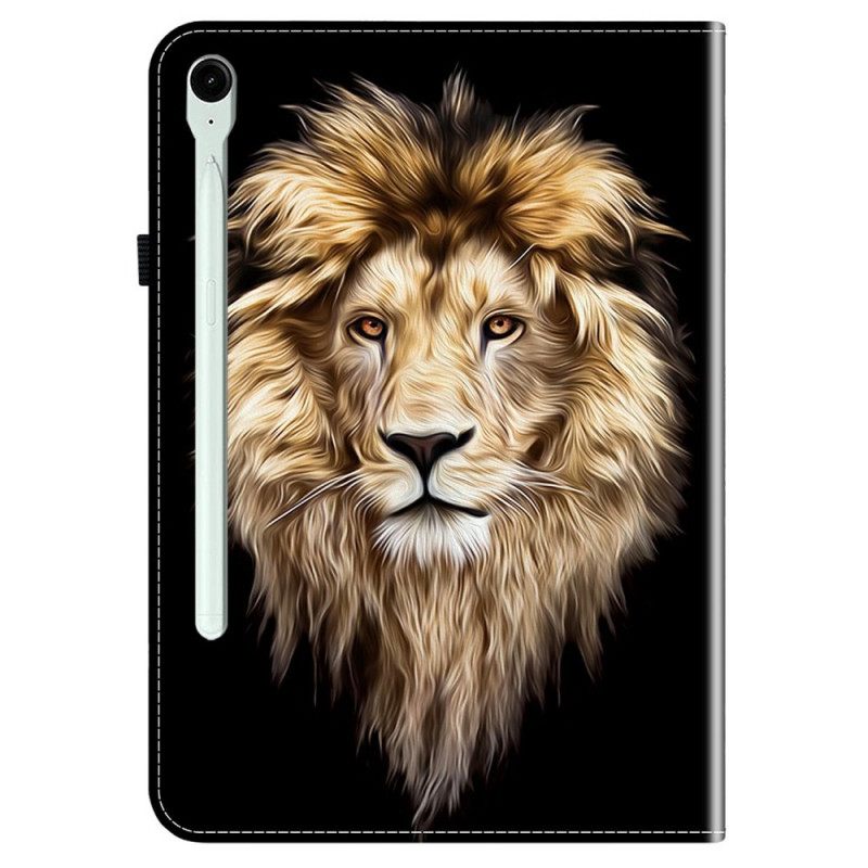 Δερμάτινη Θήκη Κινητού Samsung Galaxy Tab S10 Fe Plus Θήκες Κινητών Κεφάλι Λιονταριού
