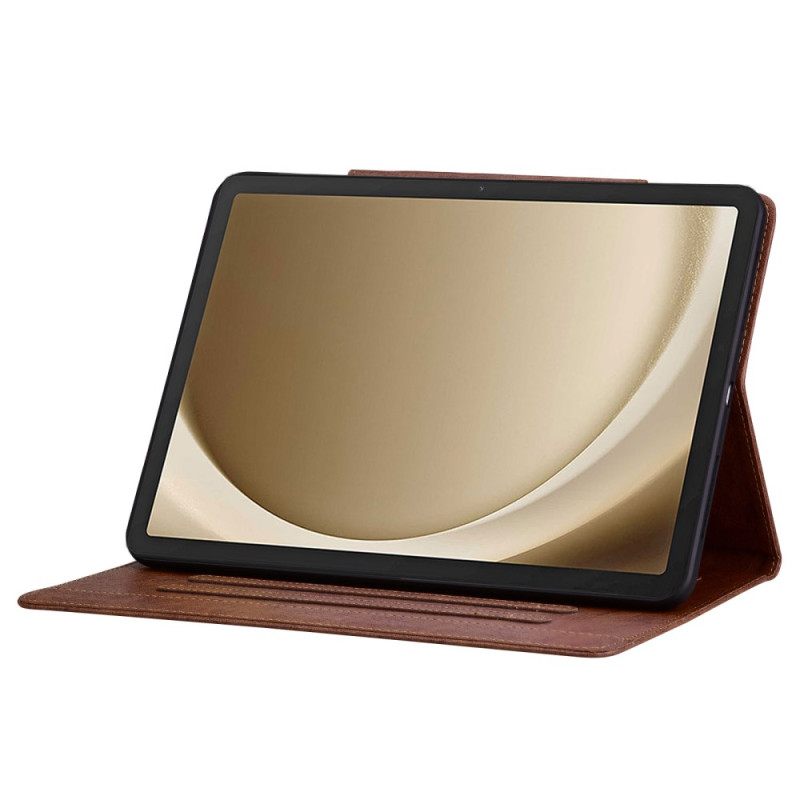 Δερματινη Θηκη Samsung Galaxy Tab S10 Fe Plus Κούμπωμα Γάτας