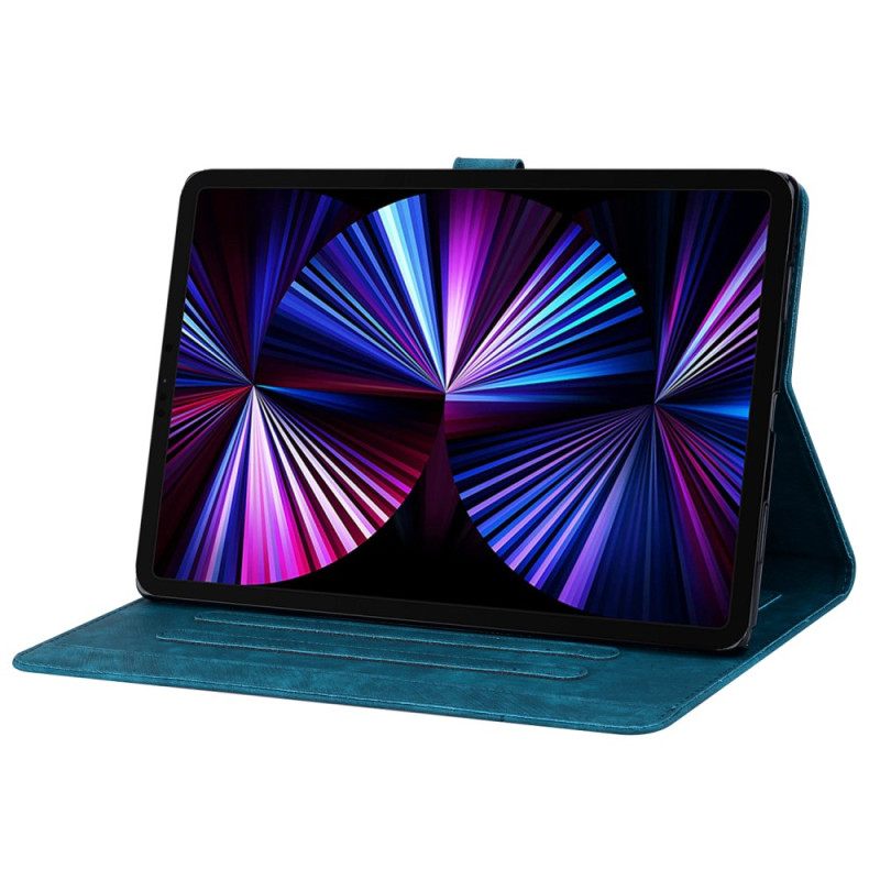 Δερματινη Θηκη Samsung Galaxy Tab S10 Fe Plus Σκηνή Γάτας