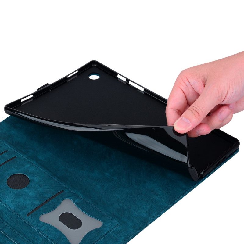 Δερματινη Θηκη Samsung Galaxy Tab S10 Fe Plus Σκηνή Γάτας