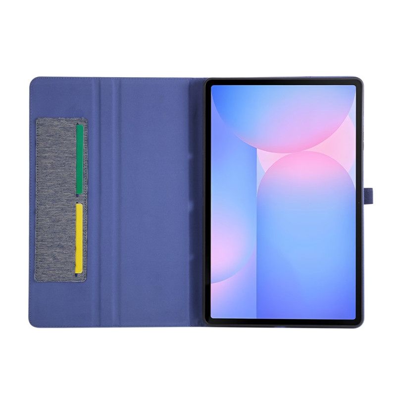 Δερματινη Θηκη Samsung Galaxy Tab S10 Fe Plus Ύφασμα