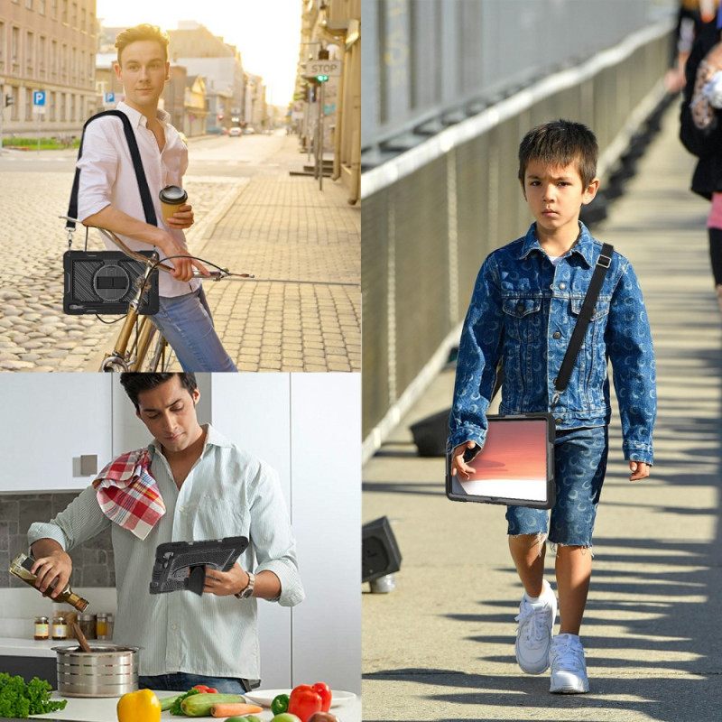 Κάλυμμα Samsung Galaxy Tab S10 Fe Plus Θήκες Κινητών Βάση Και Λουράκι Ώμου