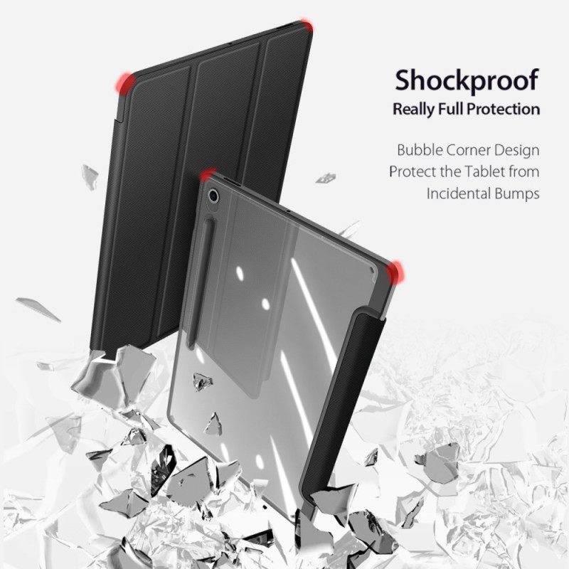 Samsung Galaxy Tab S10 Fe Plus Διαφανής Πλάτη Τριών Τμημάτων