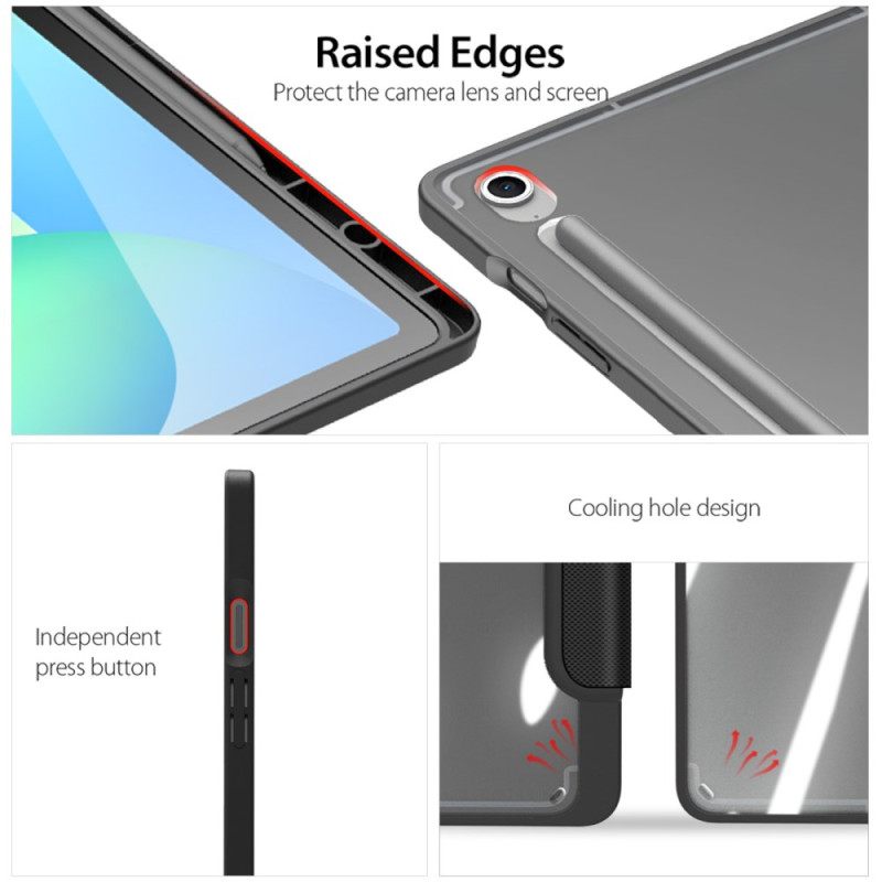 Samsung Galaxy Tab S10 Fe Plus Διαφανής Πλάτη Τριών Τμημάτων