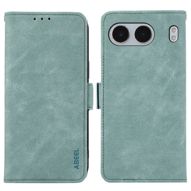 Δερματινη Θηκη Oneplus Nord 4 Abeel Rfid Blocking Σιλικόνης