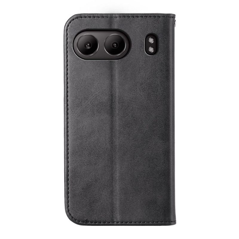 Δερματινη Θηκη Oneplus Nord 4 Φινίρισμα Με Διαμάντι Με Λουράκι Σιλικόνης