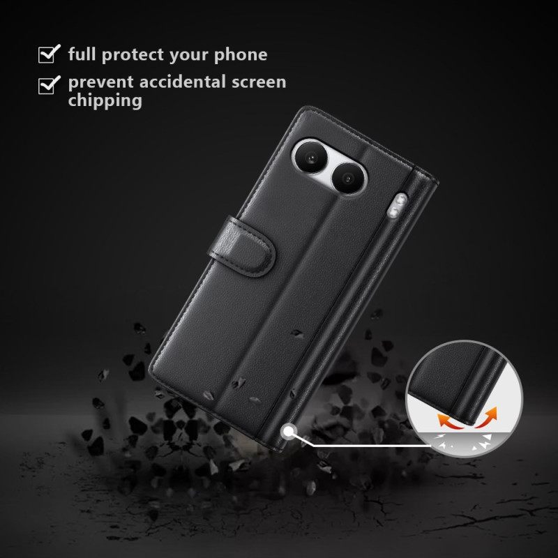 Δερματινη Θηκη Oneplus Nord 4 Γνήσιο Δέρμα Σιλικόνης