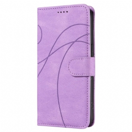 Δερματινη Θηκη Oneplus Nord 4 Κυματιστή Γραμμή Σιλικόνης