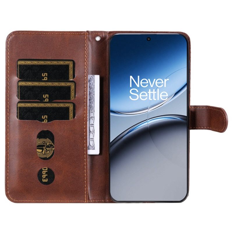 Δερματινη Θηκη Oneplus Nord 4 Πορτοφόλι Με Φερμουάρ Σιλικόνης