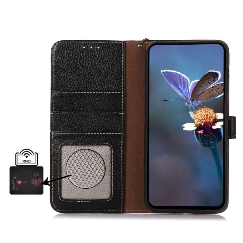 Δερματινη Θηκη Oneplus Nord 4 Rfid Blocking Και Υφή Λίτσι