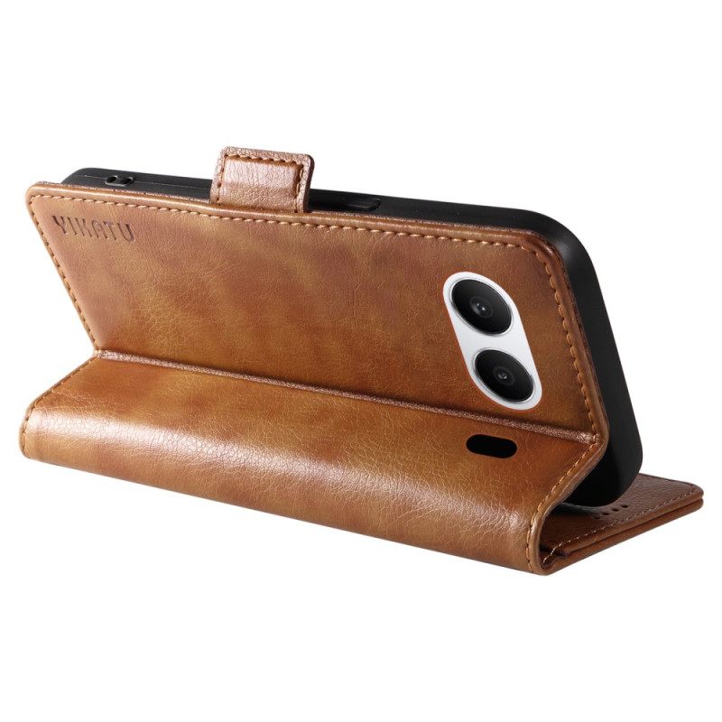 Δερματινη Θηκη Oneplus Nord 4 Yikatu Τεχνητό Δέρμα Λίτσι